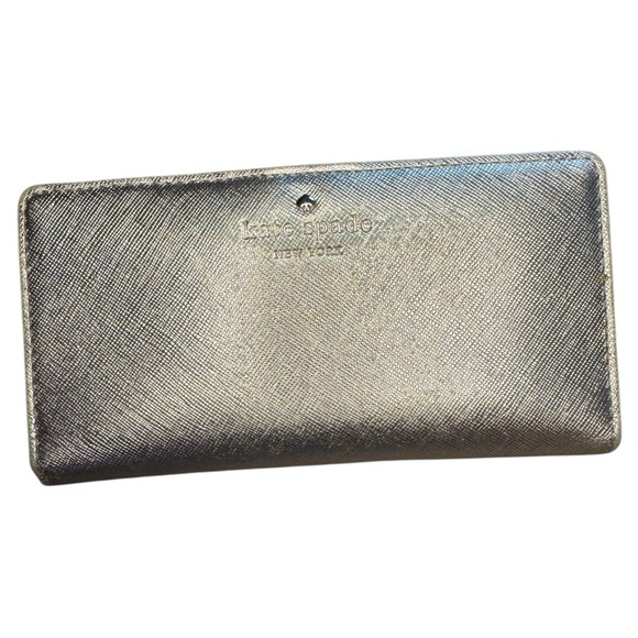 Kate Spade Metallic Wallet - Picture 1 of 5